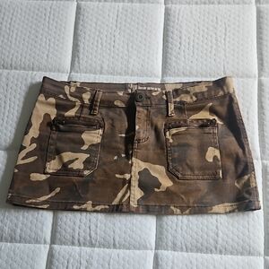 Camouflage Mini Skirt